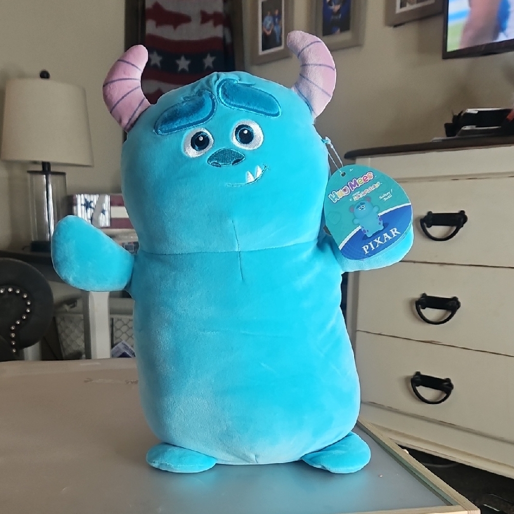 14" Sully Monsters Inc Hugmees Disney Squishmallow 2024